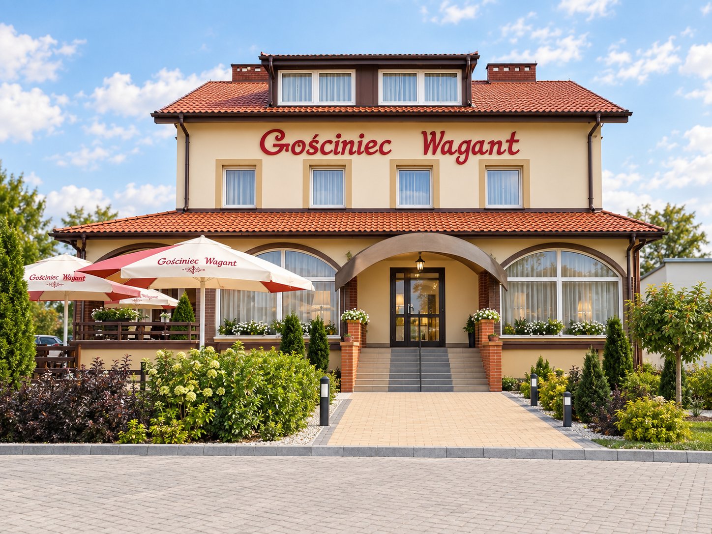 Budynek Gościńca Wagant w Michalinie